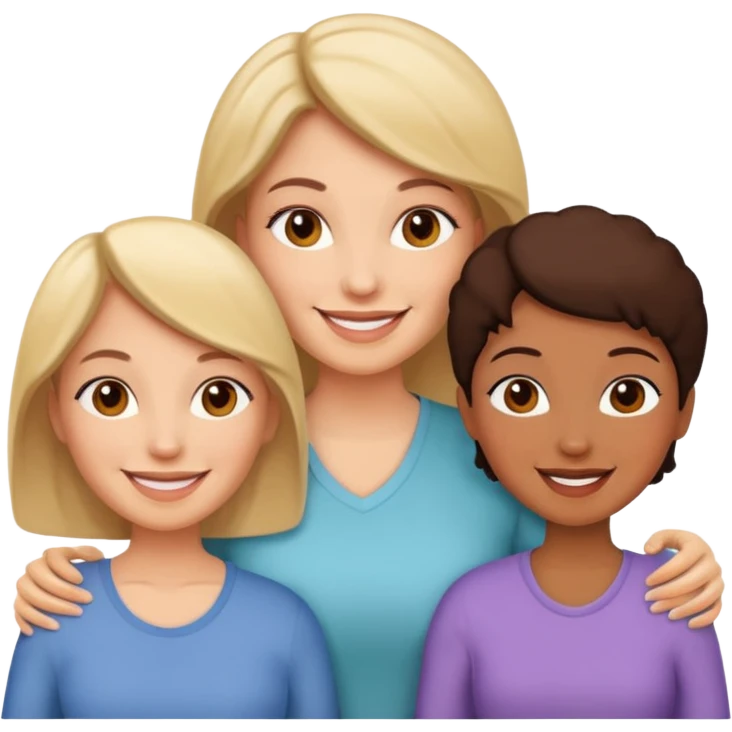 Three moms emoji