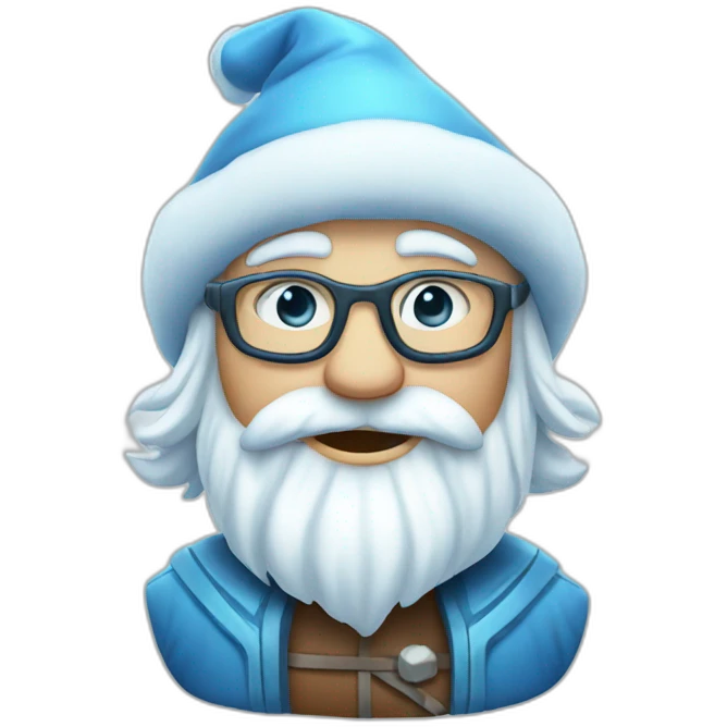 cool Father Frost Rock sign emoji