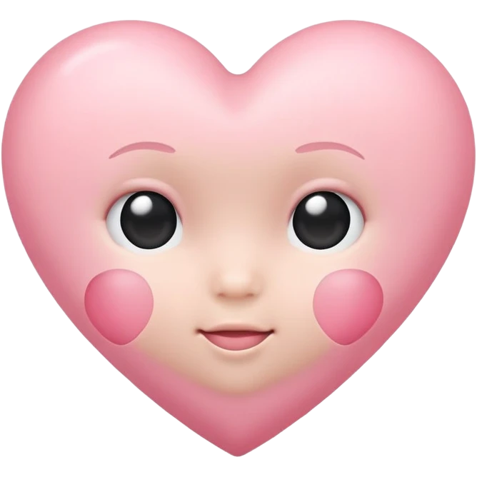 baby pink heart emoji