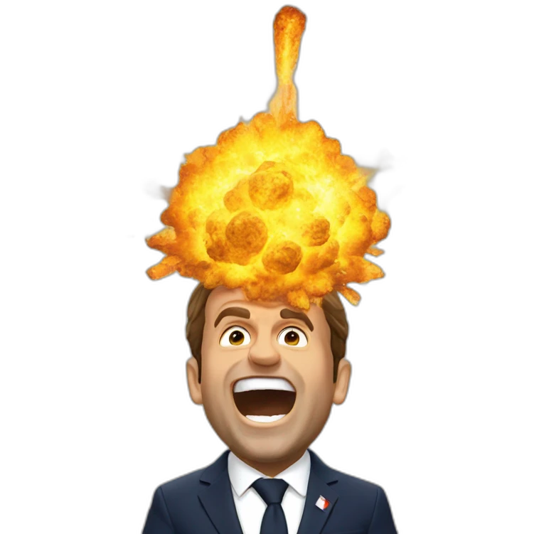 macron explosion emoji