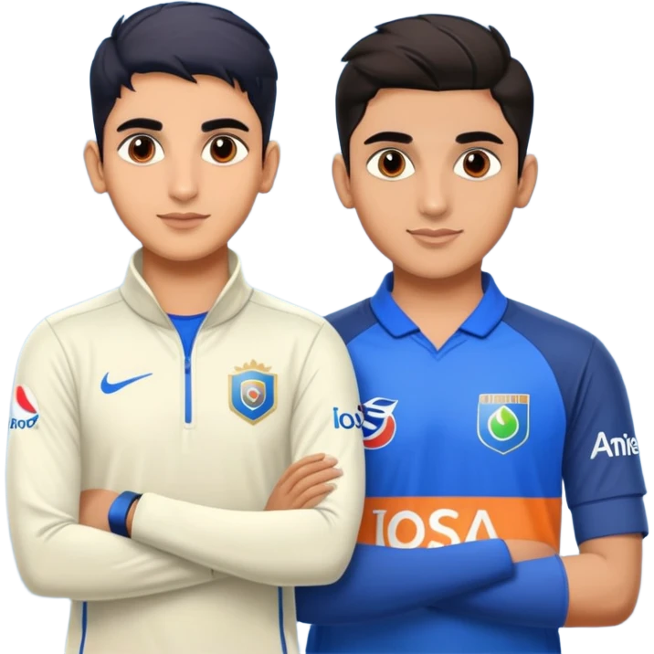 Shubman gillan and Ishan kishan  emoji