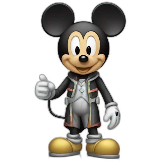 Futurist Mickey Mouse emoji