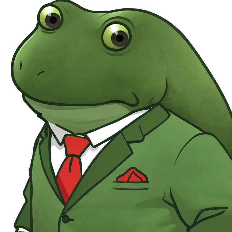bufo in a japanese suit emoji