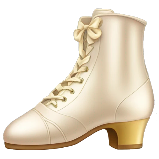 Bridgerton Inspired Emoji : A Pair of Ballroom Dance Shoes – Representing dances and social events that play such a big role in the series. emoji