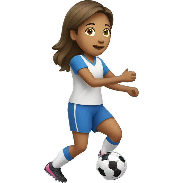 mother playing soccer emoji