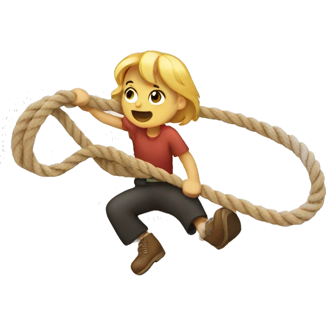 pulling a rope
 emoji