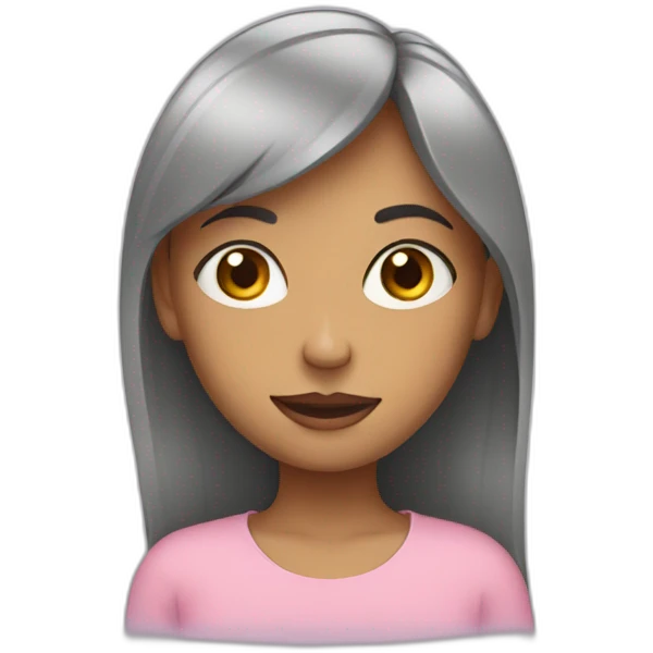 girl with cencored words emoji