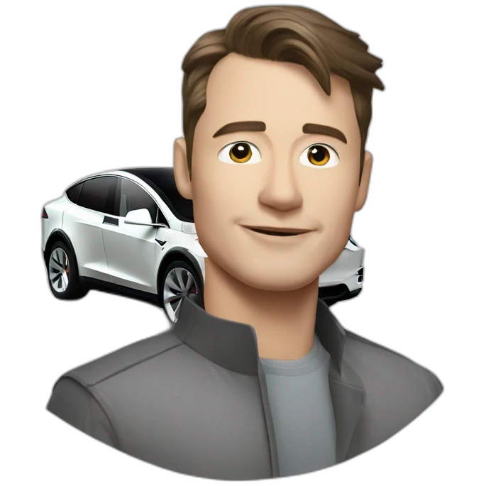 tesla model x emoji