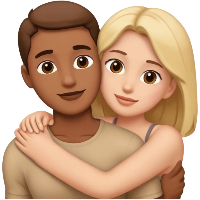 Couple hug emoji