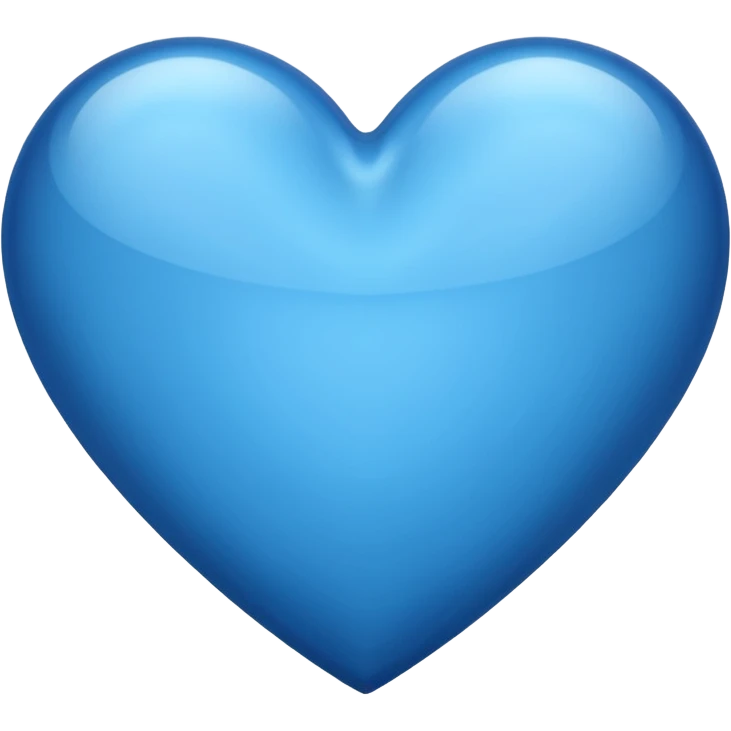 Black and blue heart emoji