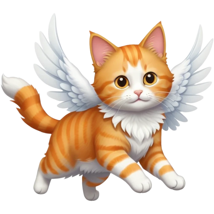 flying cat emoji
