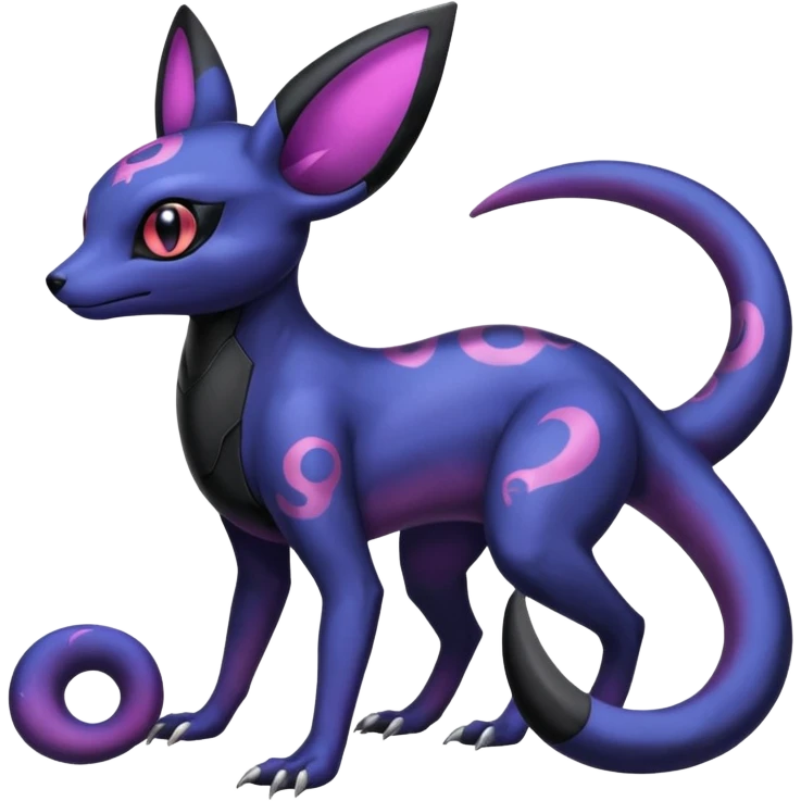 Nebula-Galaxy-Noibat-Salandit-Umbreon-Fakémon-hybrid-creature (full body)  emoji