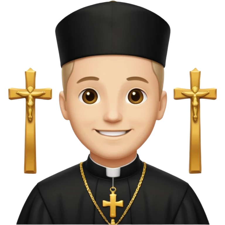 The priest presiding over the wedding emoji
