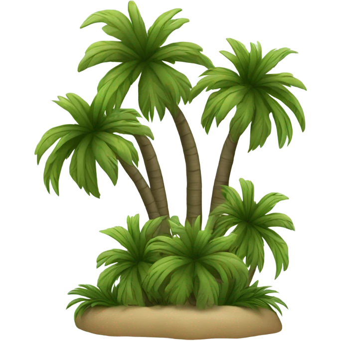 Palm tree corner emoji