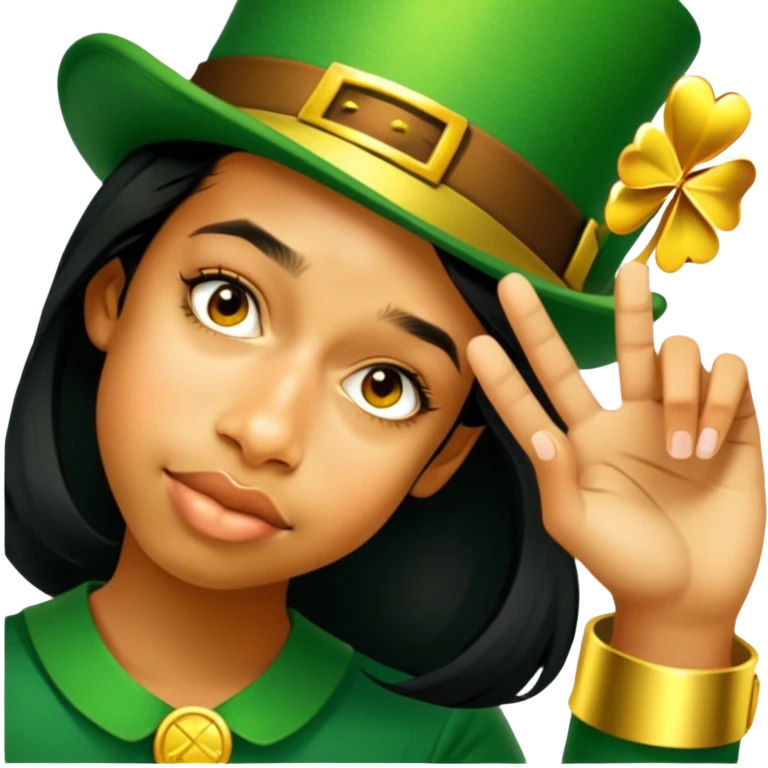 Celebratory Leprechaun emoji