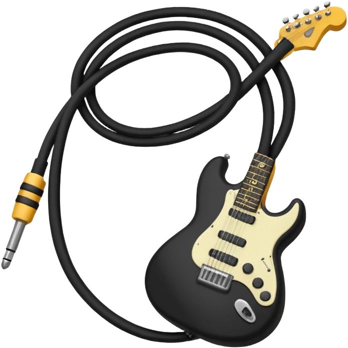 guitar cable emoji