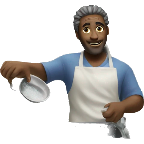 God washing dishes emoji