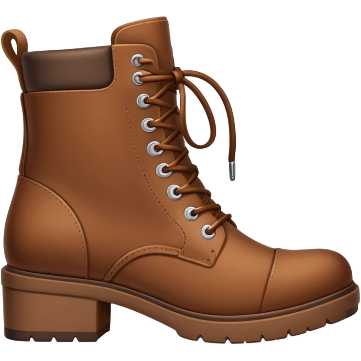 Brown Cute boots emoji