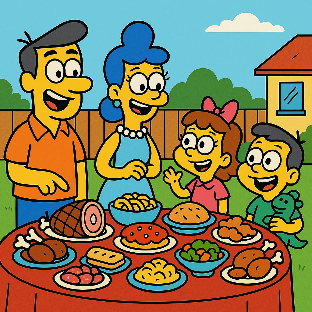 Smorgasbord – a large variety of food or choices.
The buffet was a smorgasbord of flavors from around the world.
 emoji