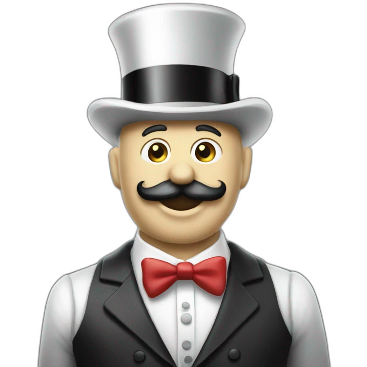 Monopoly man emoji
