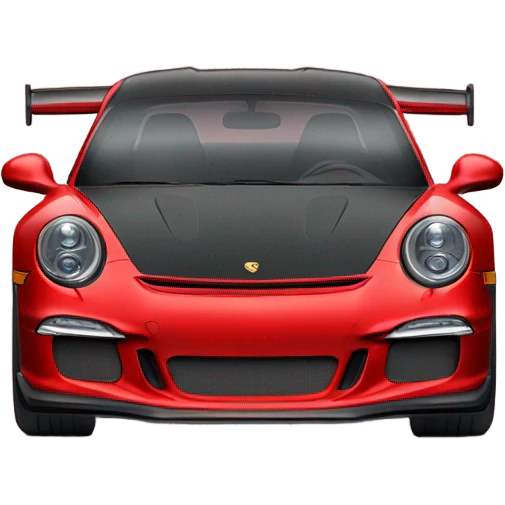Red Porsche 911 GT 3 emoji