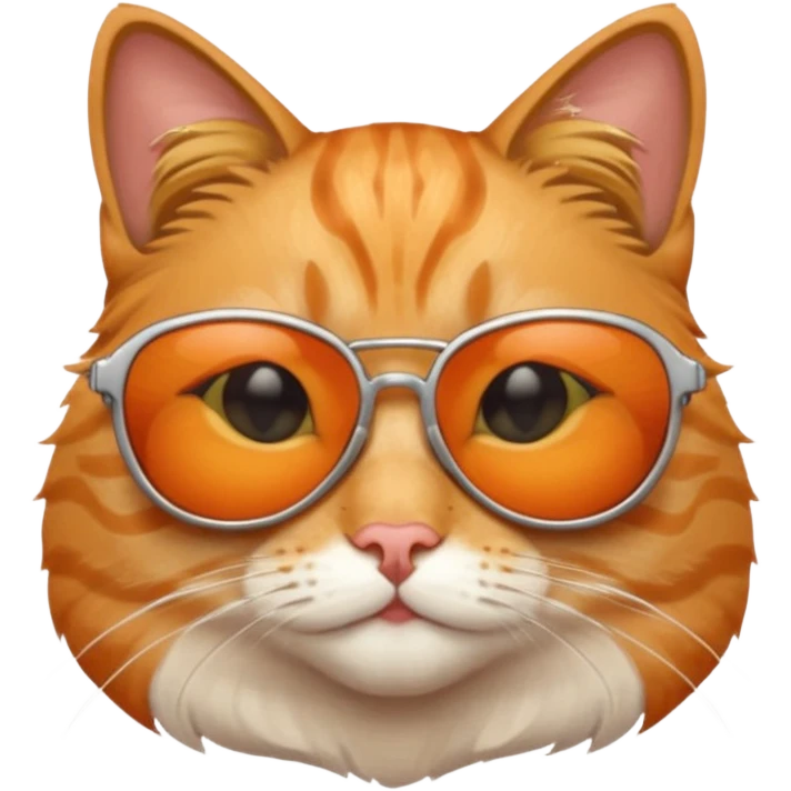 Cat wearing sunglasses emoji