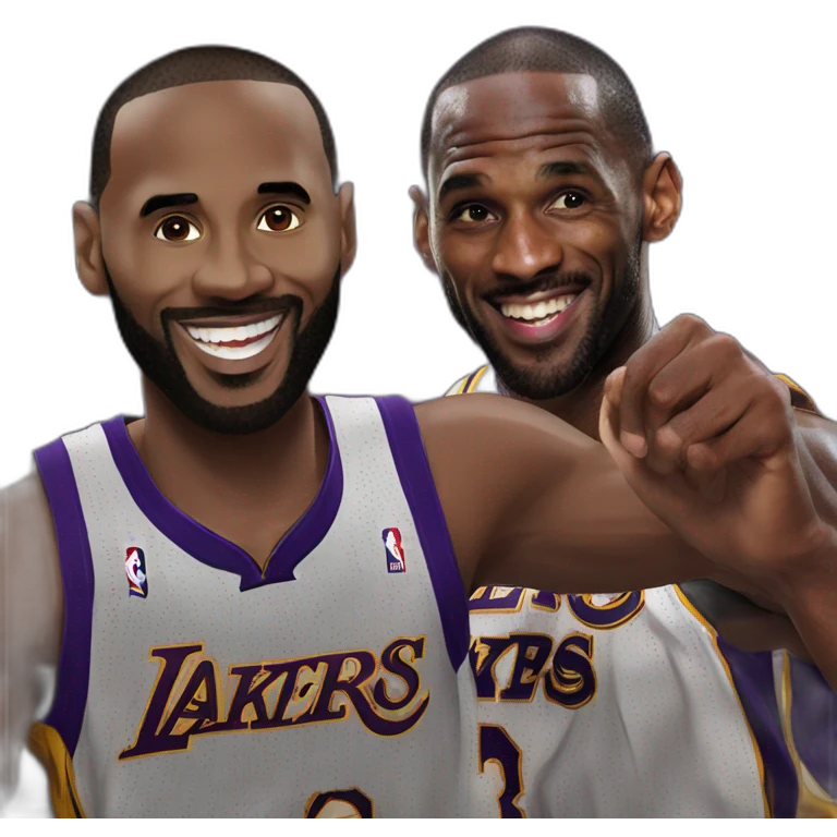 Kobe vs lebron emoji