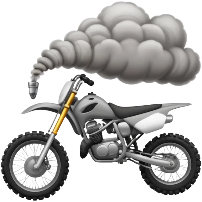 smoke from exhaust dirt bike emoji