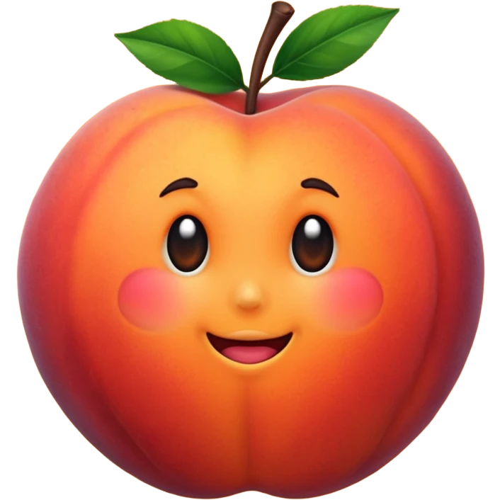 Juicy peach  emoji