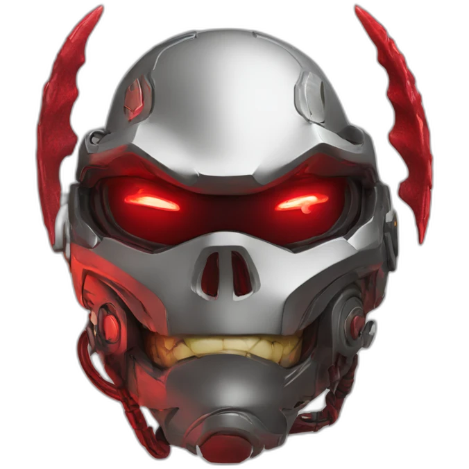 crazy-funny-cyberpunk-red-dragon-head-laser-sword-red emoji