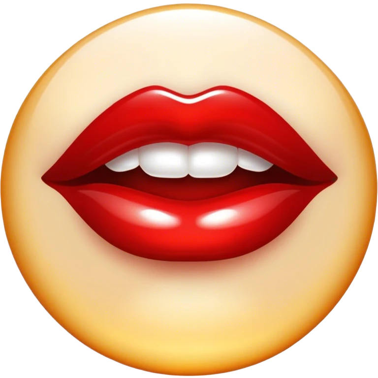 Scarlet lip gloss  emoji