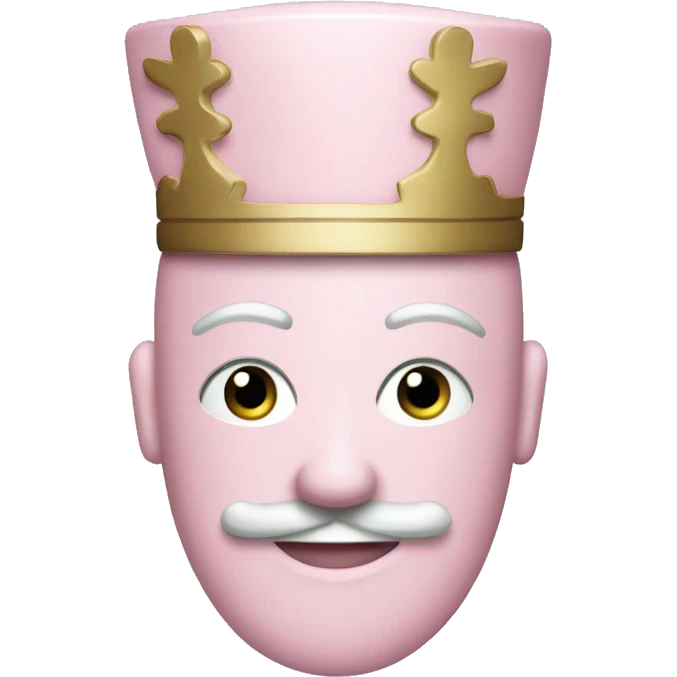 Light pink nutcracker emoji