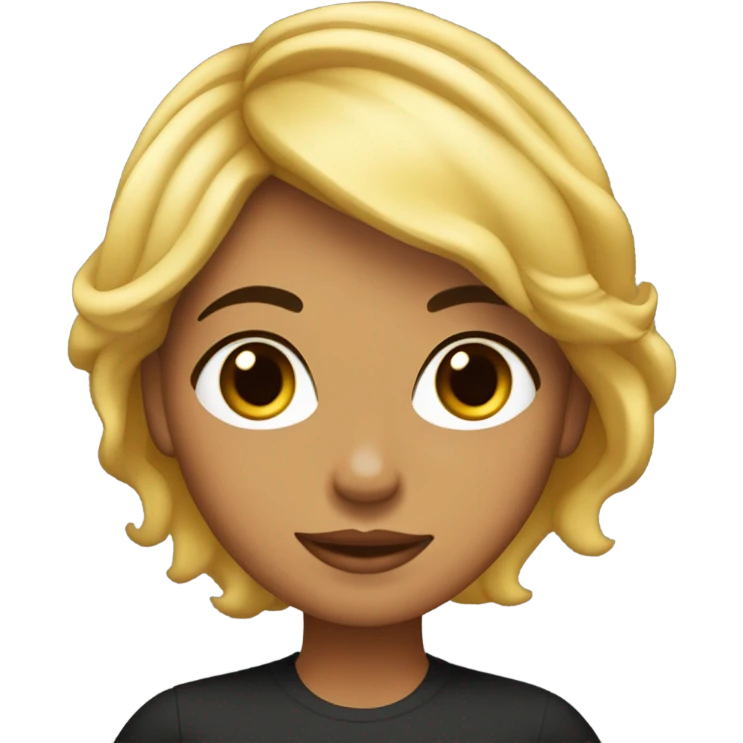 dos chica, una con cabello rojiso rizado y otra con cabello negro y corto hasta por las axilas emoji