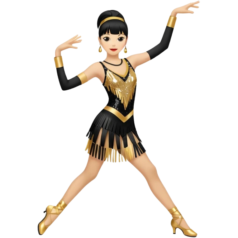 jazz style dance costume emoji