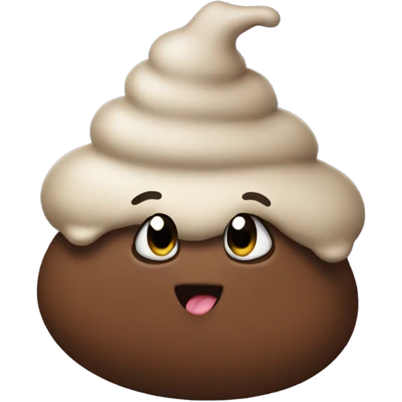 Happy poop turd emoji