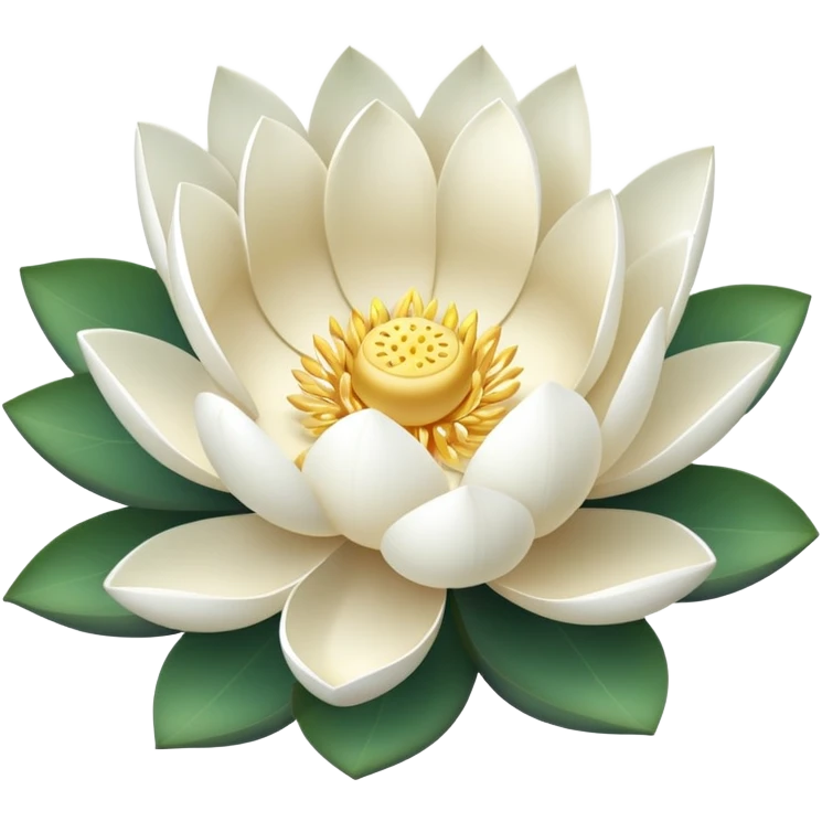 White lotus emoji