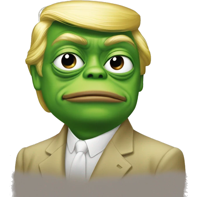 Donald trump costard pepe the frog emoji