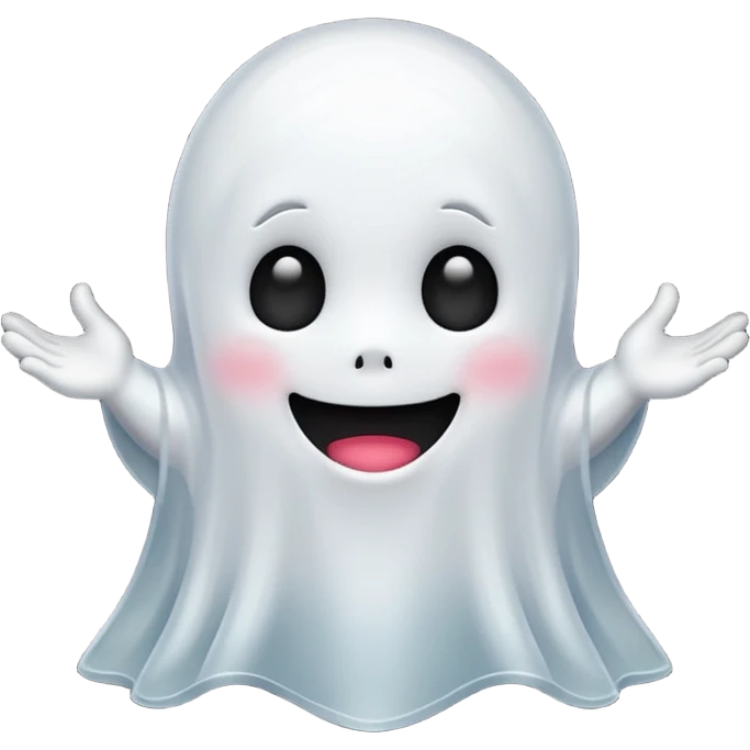 cute ghost emoji