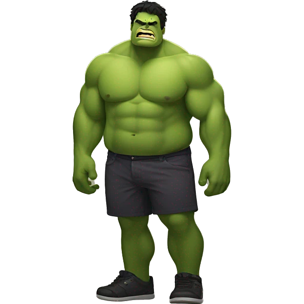 Fat hulk emoji
