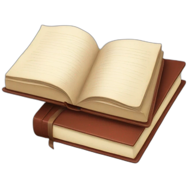 books and a notebook emoji