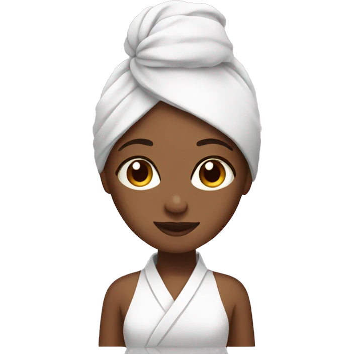 Girl at a spa emoji