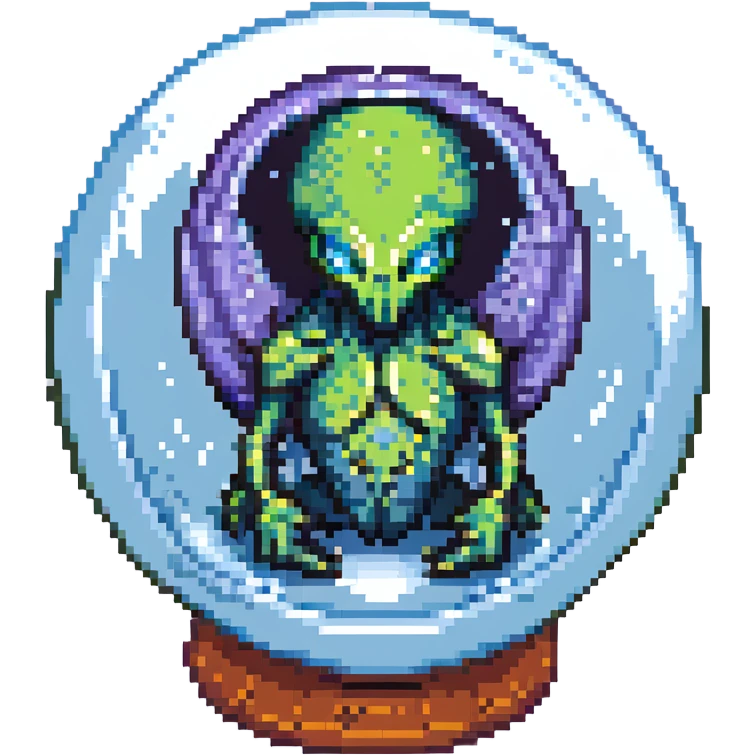 cranial, eye, MRI, SCAN, egg, embryonic, inside of glass egg, alien, eerie, otherworldly, crystal globe egg emoji