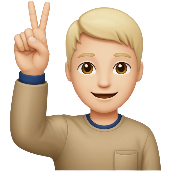 Smiling while holding the middle finger up emoji