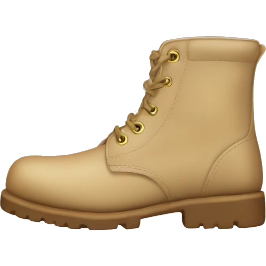 Beige asthetic Boot emoji