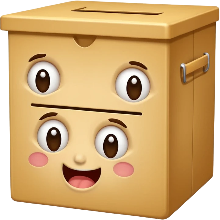 gusto ko 'yong ballot box and then may mga facial expression na masaya, malungkot, pagod, inaantok, kinikilig. emoji