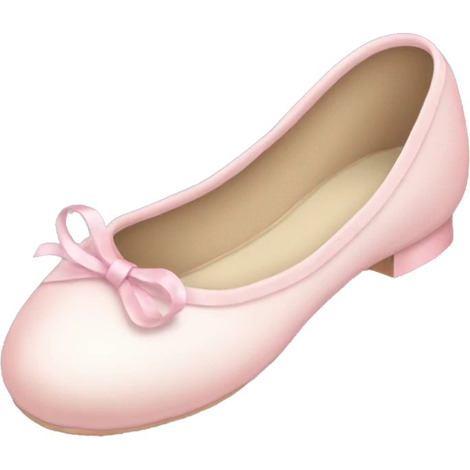 Pale pink ballet shoes emoji