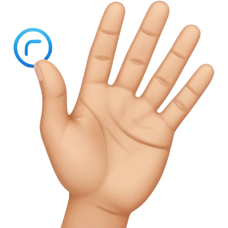 Pinching the air  emoji
