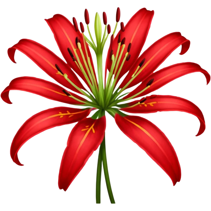 Red spider lily emoji