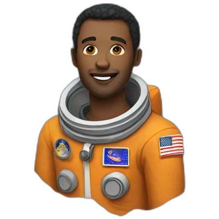 Man on moon emoji