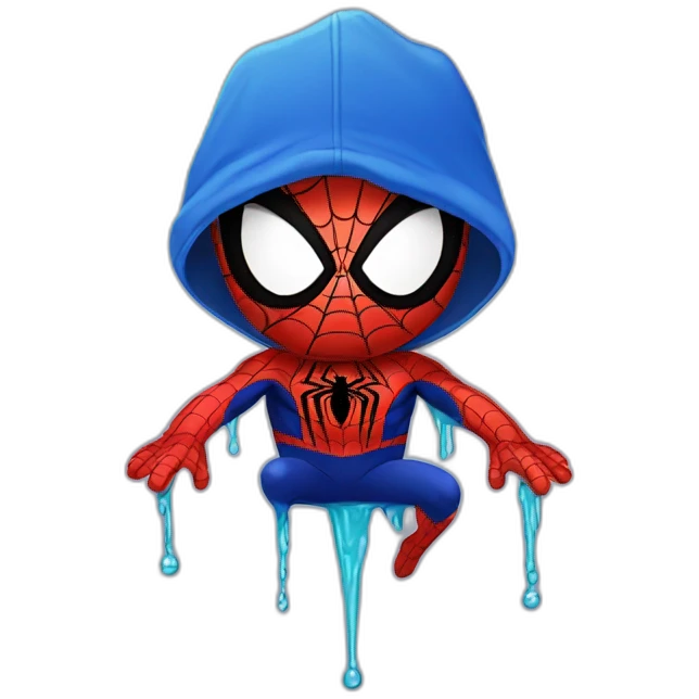 drippy spiderman emoji